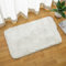DALINA Textil Alfombra Decorativa de Pelo Largo Extra Suave -Alfombra Antideslizante para Salón Dormitorio Rectangular (50X120CM, Crudo)
