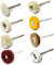 Auoeer 6pcs Polishing Disc Buffing Pad Brush Wheel Buffing Set Polisher Tool for Rotary Drill Chisel