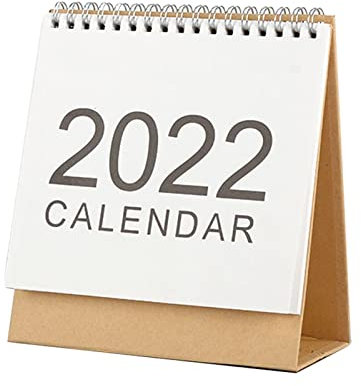JKXWX Tischkalender 2021-2022 Tischkalender Monatlicher Planer Zeitplan Täglicher Organizer Büro Wohnkultur Schreibtisch Kalender