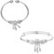 VCCKNB JEWELRY 2 STÜCKE Traumfänger Armbänder Traumfänger Schmuck Traumfänger Geschenk Traumfänger Armband für Frauen Mädchen Boho Armband Bead Charm Armband Verstellbarer Armreif