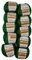 10 x 50g Strickwolle YarnArt Baby Cotton mit 50% Baumwolle, 500 Gramm Wolle einfarbig (dunkelgrün 442)