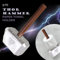 GUTE Thor's Hammer Mjolnir Toilet Paper Roll Holder - Resin Countertop Holder - Unique Bathroom Decor - Mounting Slots Included, Funny Gag Gift