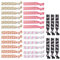 CRAFFANCY 30 PCS Octobre Rose Bracelet, Élastiques Bracelets Cancer du Sein Ruban Rose de Sensibilisation au Cancer Accessoires Decoration 5 Motifs, pour Femme Activités d'intérêt Public ​