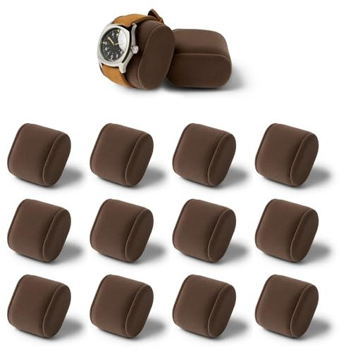 TAWBURY Bayswater Uhrenbox-Kissen – extra klein | 16,5 cm/6,5 Umfang | 50 mm/2 Breite | Kompatibel mit Bayswater 6-, 12- und 24-Slot-Uhrebox Herren | Packung mit 12 Kissen