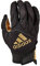 adidas Freak 5.0 Padded Adult Football Receiver Glove, Black/Metallic Gold, 3XL