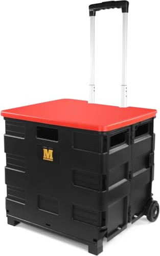 MaxWorks 50830 Rollwagen mit Deckel, 36,3 kg Kapazität