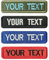 2PCS Personalisierter Aufnäher, individueller Namensaufnäher, Namensschild, Stickerei-Abzeichen, Motorrad, Biker, taktische Weste, Jacke, Patches mit Klettverschluss oder zum Aufbügeln