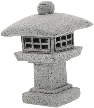 MERRYHAPY Japanische Gartenstatue – 1 Set Wenchang-turm Landschaftspavillon Dekoratives Ornament Für Den Außen- Und Innenbereich