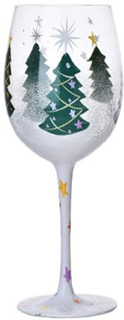 Calice per bevande a tema natalizio unico sofisticato flute da champagne a stelo alto bicchiere da vino per feste