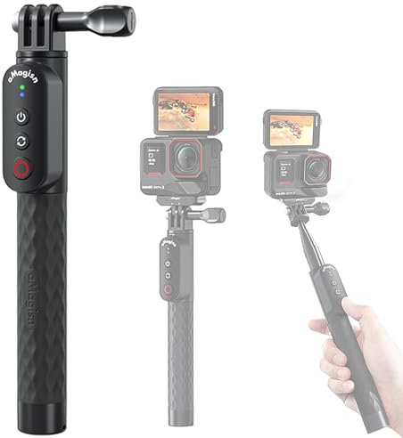 Honbobo Selfie-Stick für GoPro Hero 13 Black, Insta360 Ace Pro, Insta360 X4, Fernbedienung Stick für GoPro/Insta360/Android/iOS-Telefon, 1M/5.1 Bluetooth/10M Wasserdicht/96h (Three-Claw Interface)