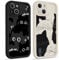 Phoona 2 packs Cat Print Phone Case for iPhone 15 Plus 6,7'', Cute Pattern Aesthetics Design with Full Camera Lens Cover, Soft Shockproof Protective Bumper Funda for Women Girls, 01