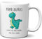 L'Esprit Des Anges Tasse Mug Cadeau Papa Dinosaure- Papasaurus- Original Drole Amusant Rigolo Anniversaire Homme