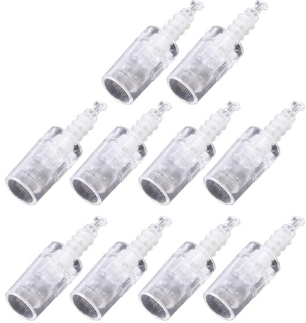 10-teilige Derma Roller Micronadeln Pen, Mikronadelrolle mit 36 ​​Nadeln, tragbare Gesichtsrolle, Hautpflege-Tools für den Home Beauty Shop