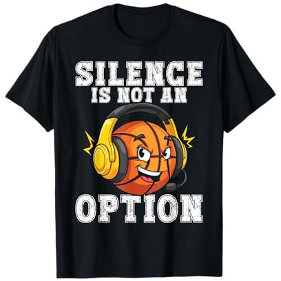 Silence Is Not an Option Sportscaster Radio Announcer T-Shirt