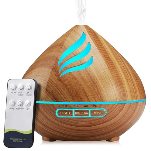 VitezTab Aroma Diffusers for Home : Quiet Mist for Office Bedroom - Auto Shut-Off & Sleep Aid