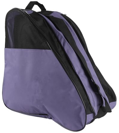 Ubric Sac à patins pour femmes, patins à roulettes, chaussures de ski, patins de hockey sur glace pour adultes, sacs pour hommes et femmes (violet)