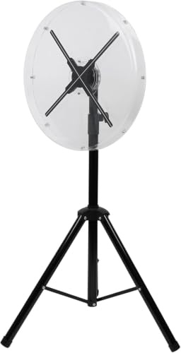 WANTHER Ventilateur hologramme 3D, hauteur de 99,4 à 175,7 cm pour ventilateur holographique LED Holofan