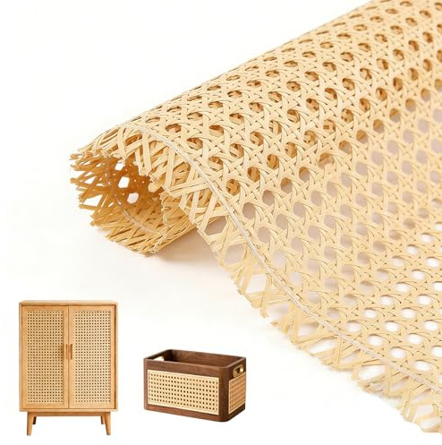 TAITONGGO Wiener geflecht meterware,PE Rattan meterware schimmelresistent und wasserabweisend,Rattan geflecht Stühle, Schränke, Kleiderschränke, Katzenhäuser, Sitzpolster