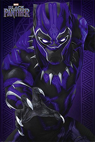 Close Up Black Panther Poster Glow (61cm x 91,5cm) + Ü-Poster
