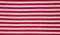 Jersey Stoff Rot/Weiß schmal gestreift als Meterware zum Nähen, 50 cm