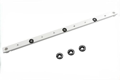 Barra de inglete, 450 mm de aleación de aluminio de la barra de inglete deslizante de la tabla de sierra de calibre de la barra de madera