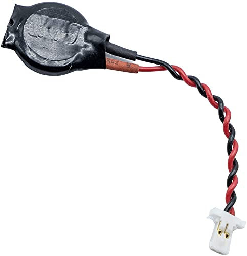 CMOS Battery Replacement with Thin Connector for Dell XPS13 XPS15 9350 9343 9360 9365 9380 and DELL Precision 5510 7350 - ML1220 RTC CMOS Bios Battery for Laptop