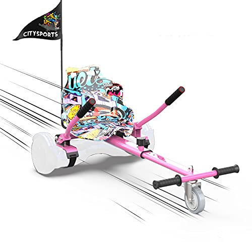 MARKBOARD Hoverkart Sitzscooter Gokart, Hovergokart for Hoverboards, Sitz für Hoverboards, Kompatibel mit 6,5zoll 8,5zoll und 10 Zoll