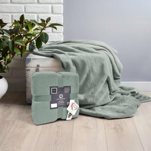 Daunex Coperta Matrimoniale in Morbido Pile 250 x 200 cm - Rosso, 2 Piazze