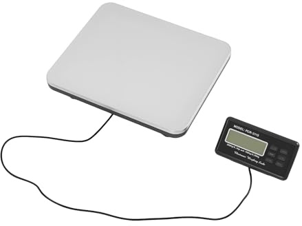 Plattformwaage Digitale Paketwaage Digitalwaage Versandwaage 150kg / 0.05kg LCD Display Platform Scale Postwaage Industriewaage