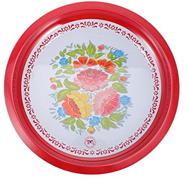 Alipis Plato Retro De Almacenamiento Para Comida Bandeja Decorativa Para Hotel Restaurante y Hogar Para Frutas y Aperitivos