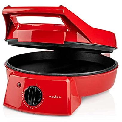 Nedis FCPM100FRD Pizzamaker, Aluminium