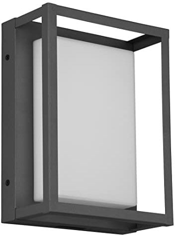 Trio Leuchten LED Außen Wandleuchte Witham 277860142, Metall Anthrazit, Kunststoff weiß, inkl. 14 Watt LED, Lichtfarbe einstellbar