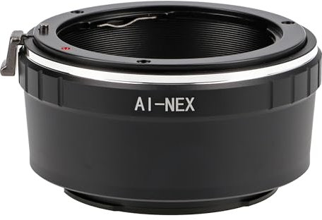 ayex Adattatore adatto per obiettivi Nikon F su Sony E-Mount (E-Baionetta)