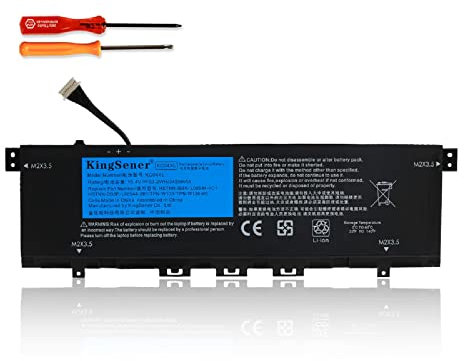 KingSener KC04XL Batterie pour HP Envy X360 13-AG 13M-AQ 13-AR 13-AH 13-AQ 13-AQ0010TU 13-AH0010TX HSTNN-DB8P HSTNN-IB8K L08544-1C1 L08544-2B1 TPN-W133 TPN-W136 L08496-855 53.2Wh/3454mAh