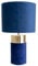 Näve Leuchten - Tischleuchte Bordo - Max. 40W - Blau, 32cm
