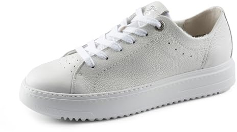 Paul Green Damen SUPER Soft Pauls mit Wechselfußbett, Frauen Low-Top Sneaker,Wechselfußbett,Sportschuhe,Freizeitschuhe,Weiß (White),40.5 EU / 7 UK