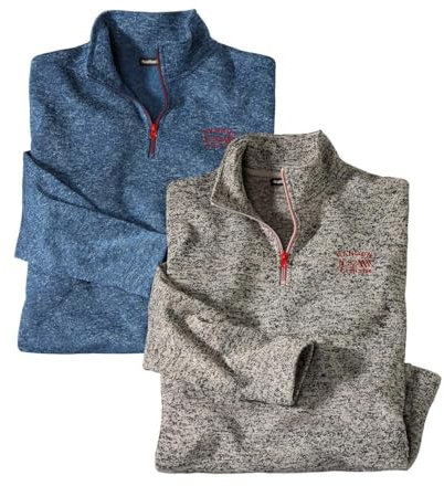ATLAS FOR MEN - Set di 2 Felpe in Pile - XL