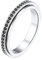 Silvora Dünner Damen Spinner Ring Anti-Stress Bandring 3.5mm breit 925 Silber Fidget Anxiety Ringe Funkeln Zirkonia Ehering Hochzeitsring Freundschaftsring Ringgröße 54.4 (17.3)
