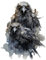 Samunshi® Wanddeko Hugin und Munin Bunt Wallart Raben Wandtattoo Asgard für Wohnzimmer Küche Wandaufkleber Wandsticker Runen Odin Thor53x70cm