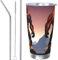 WapNo Magma - Taza de café con patrón gigante de 20 onzas, taza de café aislada de acero inoxidable, taza de viaje para uso en la oficina y el coche