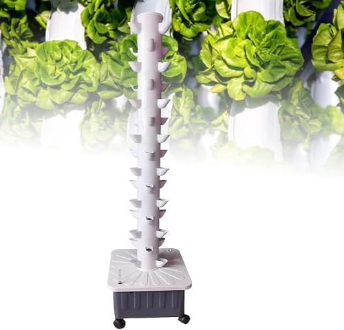 GLFNB GFF Tour hydroponique, Tour hydroponique de 45 Capsules, système de Plantation hydroponique de Jardin pour Herbes, Fruits et légumes, Cadeau de Cuisine à Domicile pour Les Amateurs de Jardin