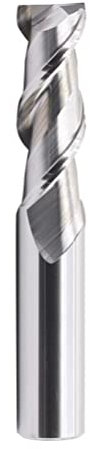 1pc 2 Flötenschneiden HRC55 3mm 5mm 6mm Aluminium Kupferverarbeitung CNC Router Wolfram Stahl Sprial Bit Fräser Schaftfräser(12.0x12Dx75L)