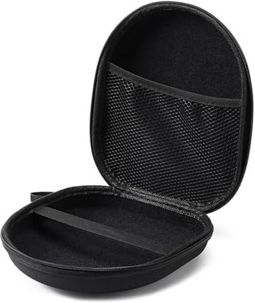 Portable Headphone Case,Over Ear Wireless Bluetooth Universal Brand Headphone,Zipper Carrying Hard Case (Black)