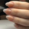 French Tip False Nails - Gradient Pink Short Press On Nails Almond - Oval Elegant Fake Nails With Glue - Natural Acrylic Full Cover Stick On nails For Women Girls Nails Art Daily Wear Manicure Gift