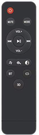 VINABTY New S5 36 60W Soundbar Remote Control Replacement fit for VMAI Sound Bar S5 2.0CH Remote Controller