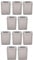 Mocturnity Lot de 10 boîtiers de rangement en plastique pour disque dur 3,5 IDE