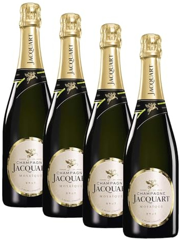 Jacquart Brut Mosaique Champagne - 750 ml (Confezione da 4)