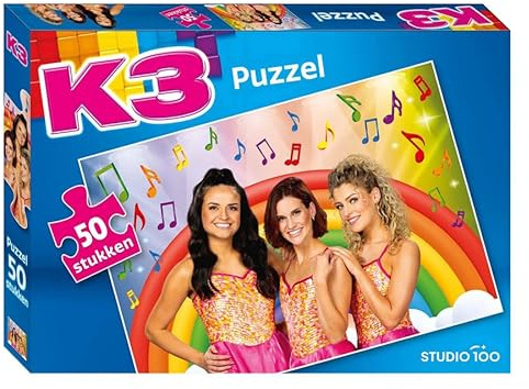 K3 Meerjungfrau Kleid Puzzle - Bunte Stichsäge 50 Teile Karton