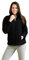 ENGEL Jacke Merino Wollfleece Damen, 38-40/38/40, schwarz Melange