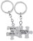 Pinzhi 2pcs Puzzle You're My Person Key Ring Chain Keychain Lover Couples Keyring Gift